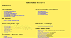Desktop Screenshot of maths.prideaux.id.au